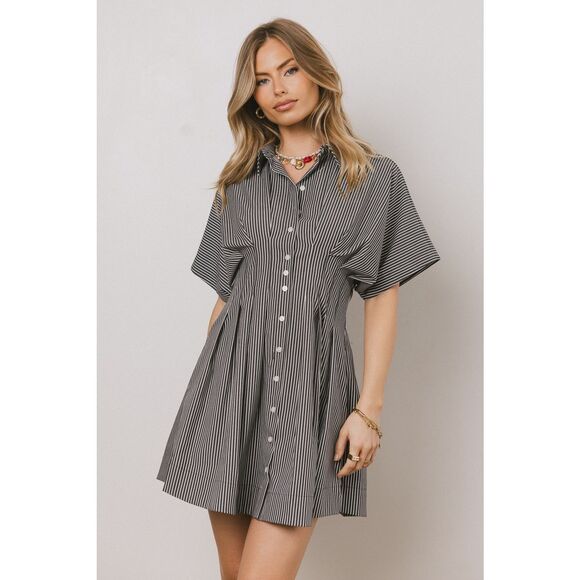 New Anthropologie The Tobie Mini Shirt Dress by Exquise sz 1X - Picture 1 of 8
